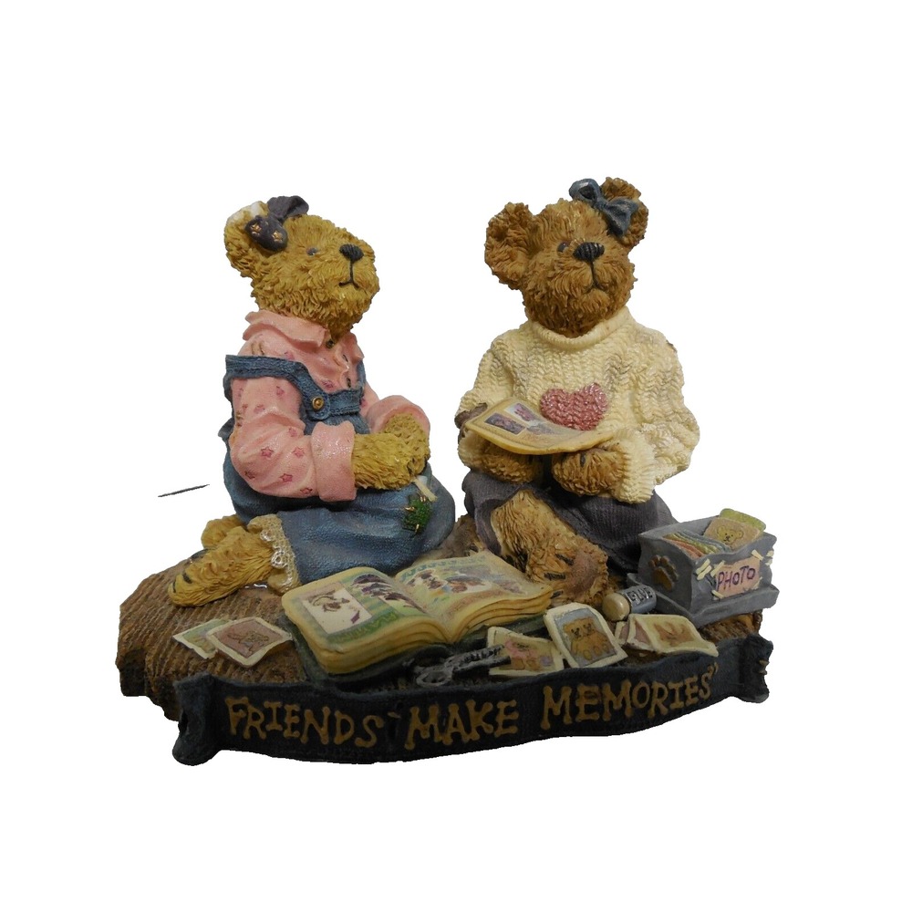Boyds Bears The Bearstone Collection Jen & Michelle Scrapbook Friends #2277924